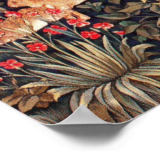 WALDBÄLDER Haare, Pheasant, braun Poster (Ecke)