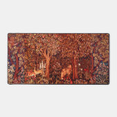 WALDBÄLDER Hares, Fox, Rot-Braune Blume Schreibtischunterlage (Vorderseite)