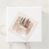 Waldbär |Baby-Dusche für Tiere vor dem Abwarten Geschenkanhänger (Beispiel)