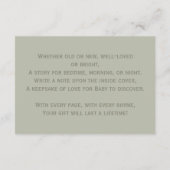 Waldbär Begleitkarte (Rückseite)