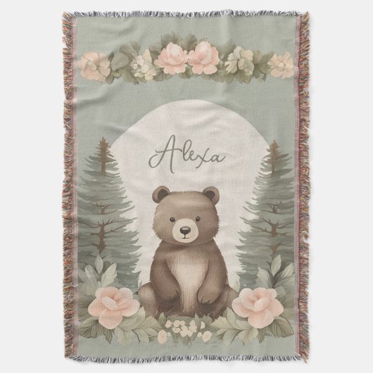 Waldbär Decke (Vorderseite Vertikal)