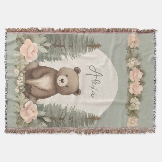 Waldbär Decke (Vorderseite)