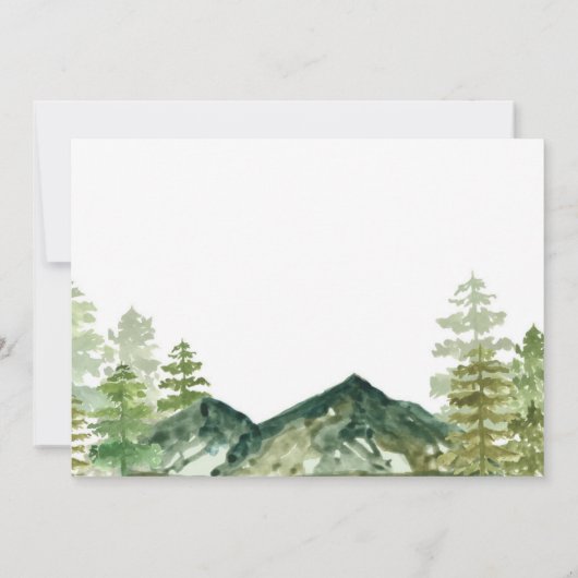 Waldbär Geburtstag Foto Danke Karte (Rückseite)