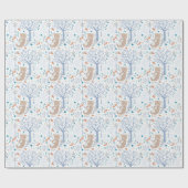 Waldbär Geschenkpapier (Flach)