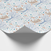 Waldbär Geschenkpapier (Ecke)