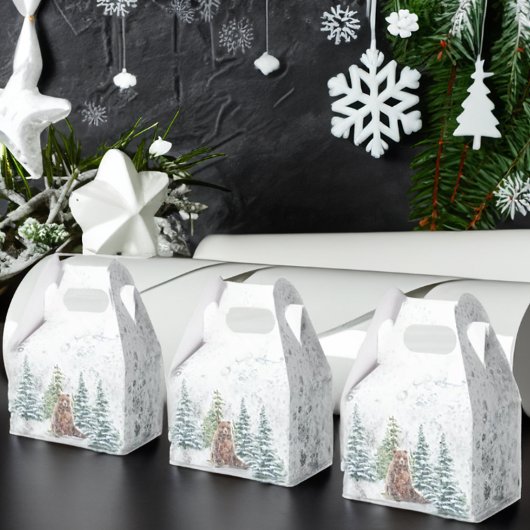 Waldbär Geschenkschachtel