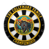 Waldbär in Bullseye Kunst Dartscheibe (vorne)