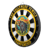 Waldbär in Bullseye Kunst Dartscheibe (Vorderseite rechts)