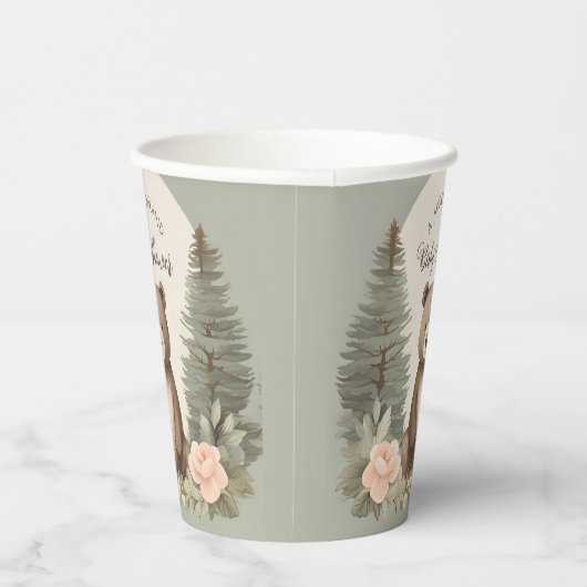 Waldbär Pappbecher (Rechts)