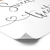 Waldbär Süßes Leckereien Poster (Ecke)