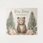 Waldbär Wandteppich (Vorderseite (Horizontal))