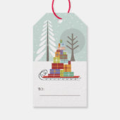 Waldbär Weihnachten Geschenkanhänger (Rückseite)