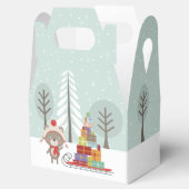 Waldbär Weihnachten Geschenkschachtel (Geöffnet)