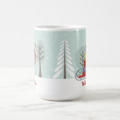 Waldbär Weihnachten Kaffeetasse (Mittel)