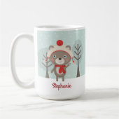 Waldbär Weihnachten Kaffeetasse (Links)