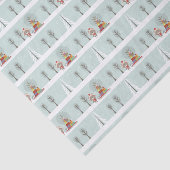 Waldbär Weihnachten Seidenpapier (Ausschnitt)