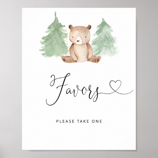 Waldbärenfavoriten Poster (Vorne)