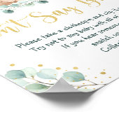 Waldbärengrün Gold Sage kein Baby Game Poster (Ecke)