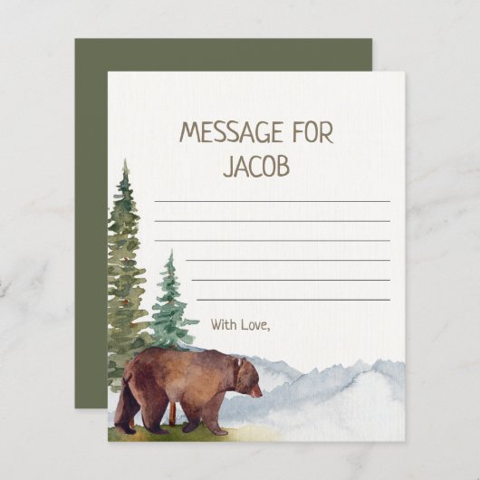 Waldbärenkapsel (Vorne/Hinten)