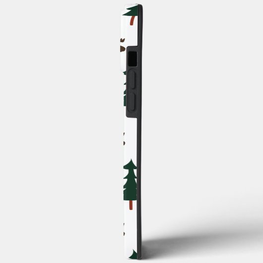 Waldbärenmuster Rustikale Baumart Natur Case-Mate iPhone Hülle (Rückseite / Links)