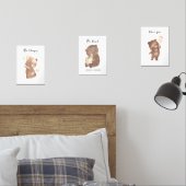 Waldbärenname Kinderzimmer Personalisiert Bilderwand Sets (Schlafzimmer)