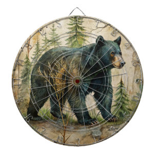 Waldbärentafel Dartscheibe