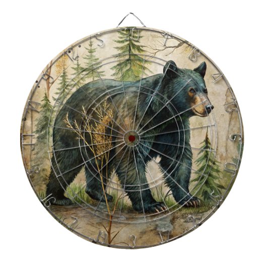 Waldbärentafel Dartscheibe (vorne)