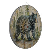 Waldbärentafel Dartscheibe (Vorderseite Links)