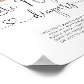 Waldbärenwald Späte Nacht Windeln Poster (Ecke)