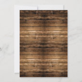 Waldbärn-Babyparty-Einladung laden ein Einladung (Rückseite)