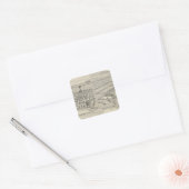 Waldbauholzfirma Quadratischer Aufkleber (Umschlag)