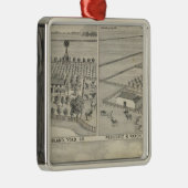 Waldbauholzfirma Silbernes Ornament (Rechts)