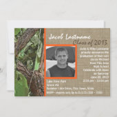 Waldbaum-Abschluss Einladung (Vorderseite)