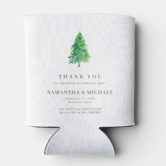 Waldbaum Blume Classic Wedding Dosenkühler (Rückseite)