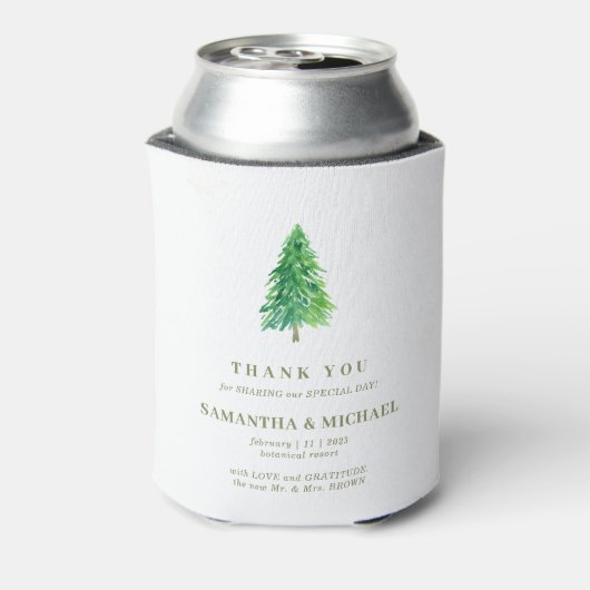 Waldbaum Blume Classic Wedding Dosenkühler (Kanne Rückseite)