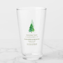 Waldbaum-Blume Moderne, einfache Hochzeit Glas