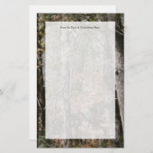 Waldbaum Camouflage Camouflage Nature Jagd/Fischer Briefpapier (Vorne/Hinten)