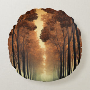 Waldbaum-Logo-Rundkissen Rundes Kissen