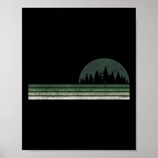 Waldbaum Naturbäume Umweltschutz Poster (Vorne)