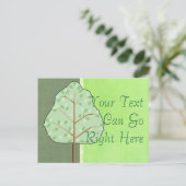 Waldbaum Postkarte (Stehend Vorderseite)