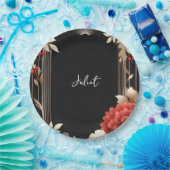 Waldbaum Rustikaler Stallbaum Brautparty Pappteller (Party)