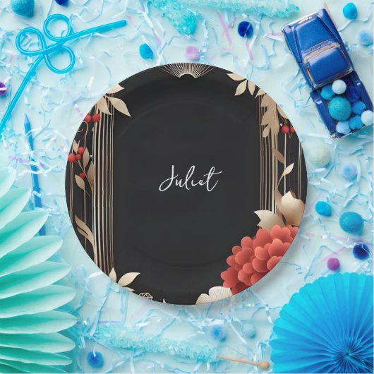 Waldbaum Rustikaler Stallbaum Brautparty Pappteller (Party)