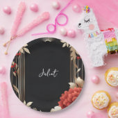 Waldbaum Rustikaler Stallbaum Brautparty Pappteller (Party)