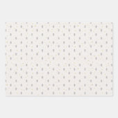 Waldbaum und Sterne Geschenkpapier Set (Vorderseite)