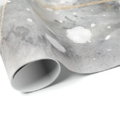 Waldbaum Waldlandschnee Geschenkpapier (Rolleneckpunkt)