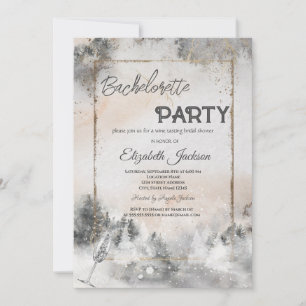 Waldbaum Woodland Bachelorette Einladung