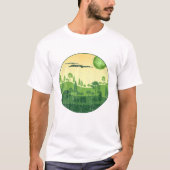Waldbäume Landschaft Natur T-Shirt (Vorderseite)