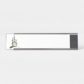 Waldbaume Schreibtischnamensplakette (Vorderseite )