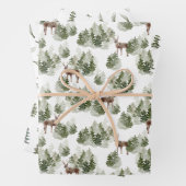 Waldbaumen Hochzeitsgeschenkpapier-Blätter Geschenkpapier Set (Beispiel)