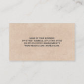 Waldbaumen | Landflucht | Gardener Visitenkarte (Rückseite)